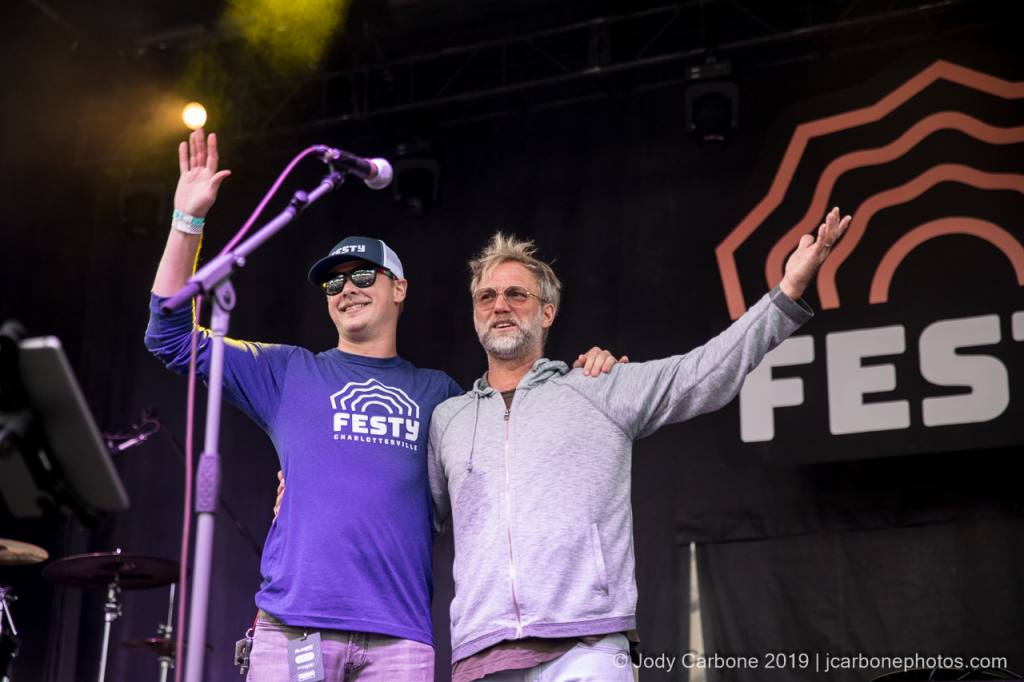 Anders Osborne with guest drummer from the audience, Sean Bracken, The Festy 2019
