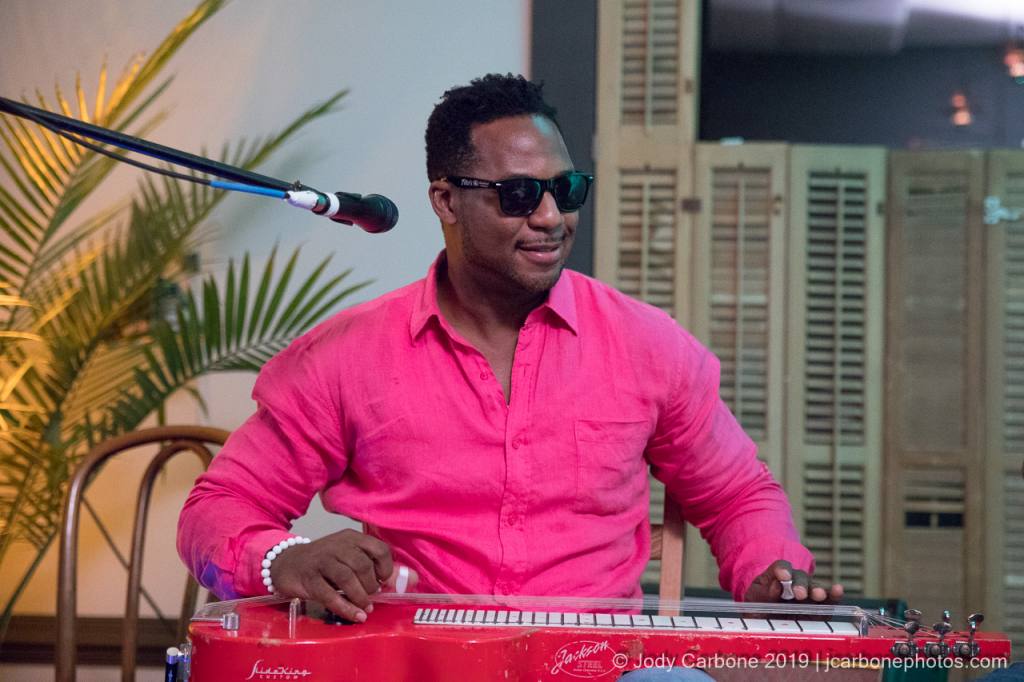 Robert Randolph playing at a private event, Festy 2019 Charlottesville VA